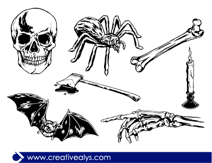 Horror Vector Elements Creative Alys 432x334 Horror Vector Elements Creative Alys