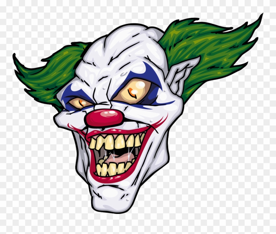 Horror Vector Joker Clown 880x746 Horror Vector Joker Clown