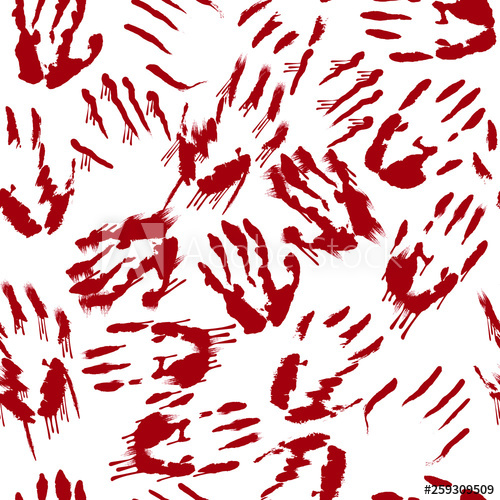 Red Bloody Hand Print Seamless Splatter Pattern Scary Dirty Blood 500x500 Red Bloody Hand Print Seamless Splatter Pattern Scary Dirty Blood