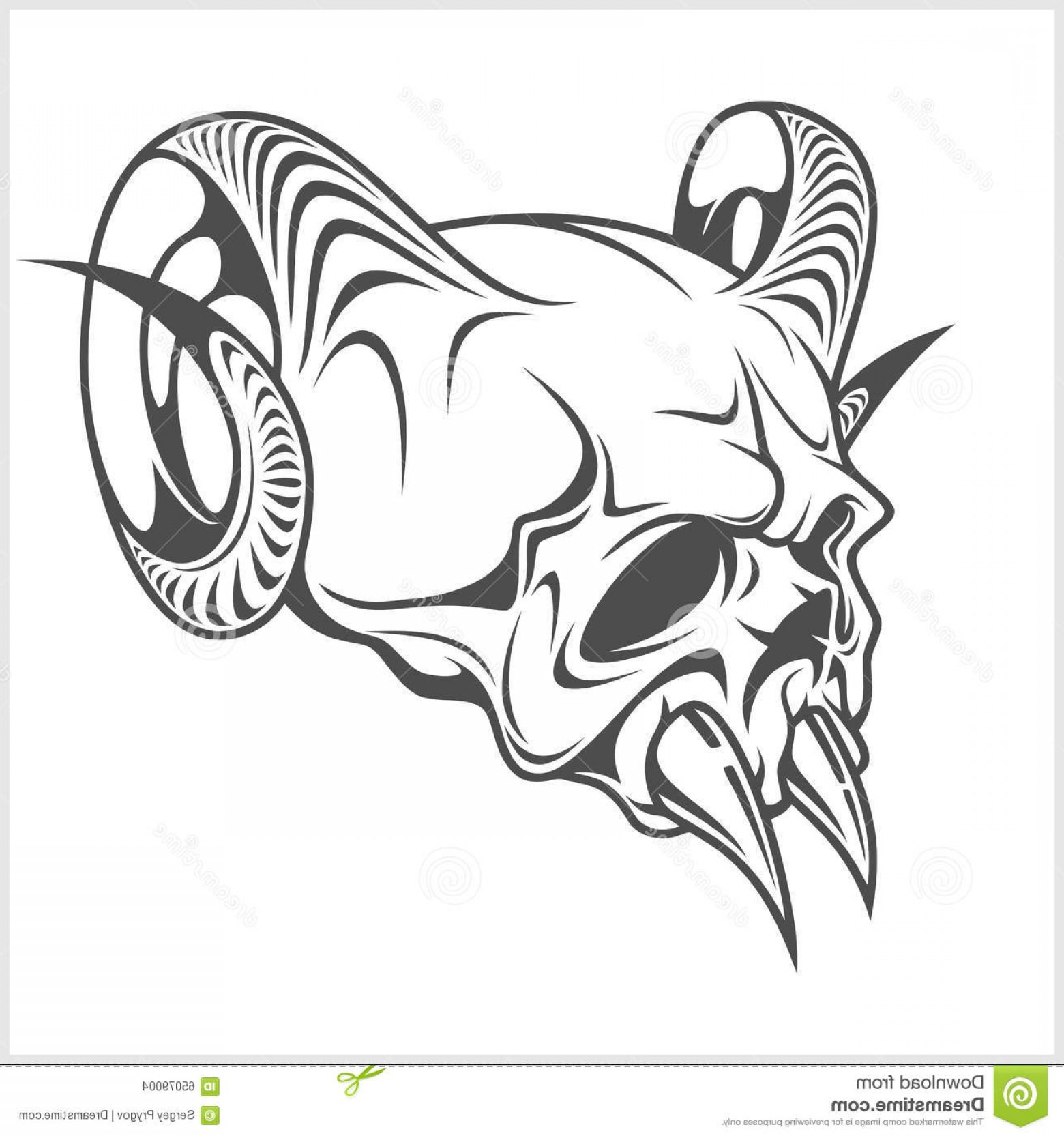 Stock Illustration Skull Demon Evil Horror Vector Illustration 1560x1668 Stock Illustration Skull Demon Evil Horror Vector Illustration