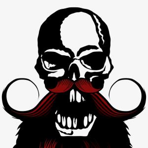 Utrwaoeetee Design Vector Art Skeleton Badass Skull Horror 300x300 Utrwaoeetee Design Vector Art Skeleton Badass Skull Horror