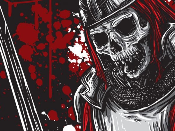 Victorius Glory Skeleton Warrior T Shirt Vector Art 600x450 Victorius Glory Skeleton Warrior T Shirt Vector Art