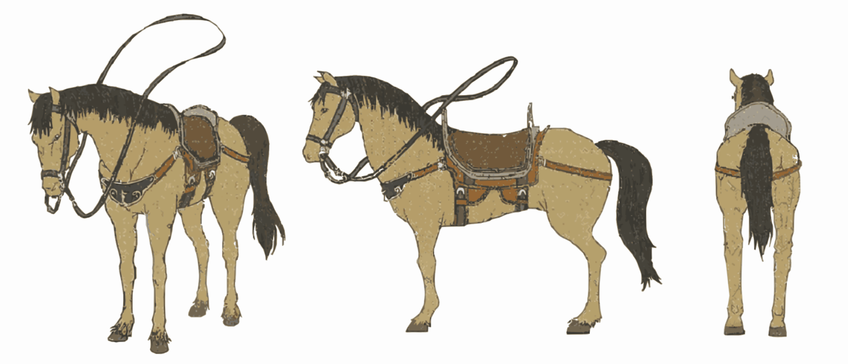 1747x750 Horse,chariot,pack Animal Clipart