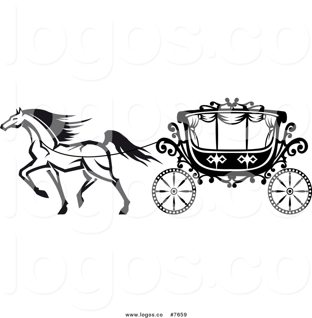 1024x1044 Royalty Free Clip Art Vector Logo Of A Black And White Horse