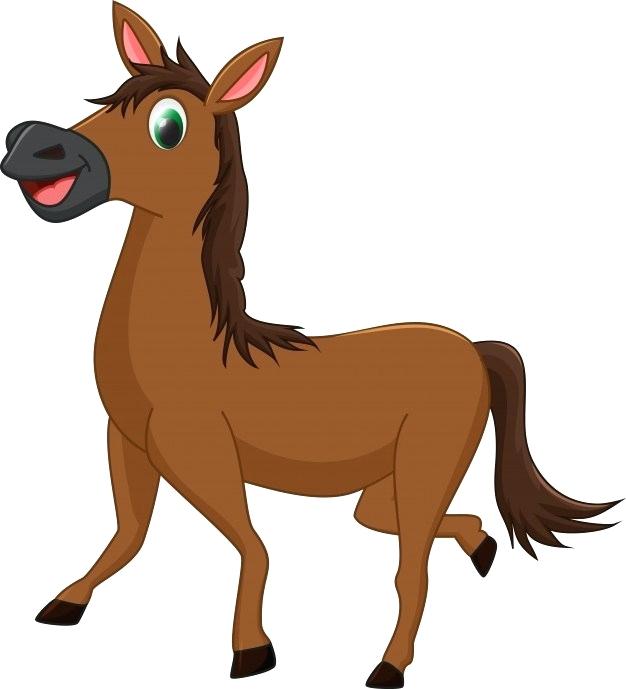 626x689 Cute Horse Cartoon