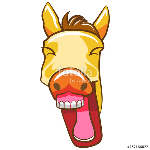500x500 Horse Face Vector Stock Image And Royalty Free Vector