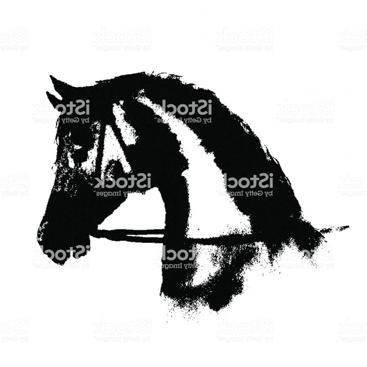 Download Horse Head Silhouette Vector at Vectorified.com ...