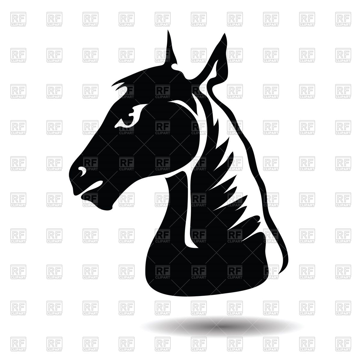 1200x1200 Collection Of 'horse Head Silhouette Free' Download More Than
