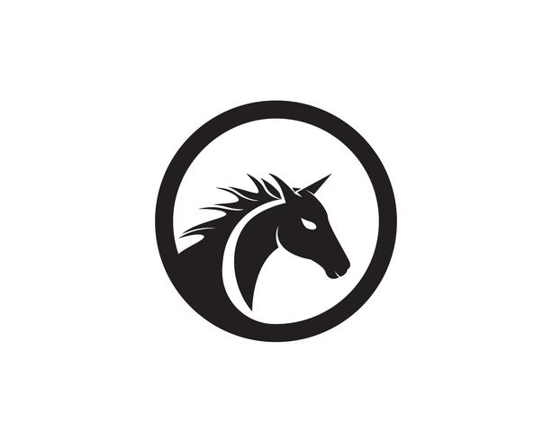 613x490 Horse Head Black Logo Template Vector