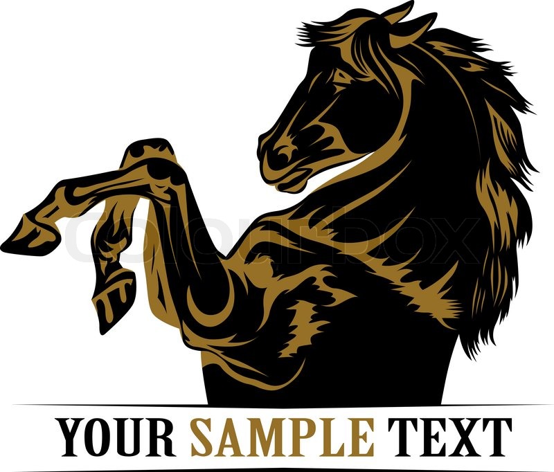 800x682 Horse Head Icon Stock Vector Colourbox