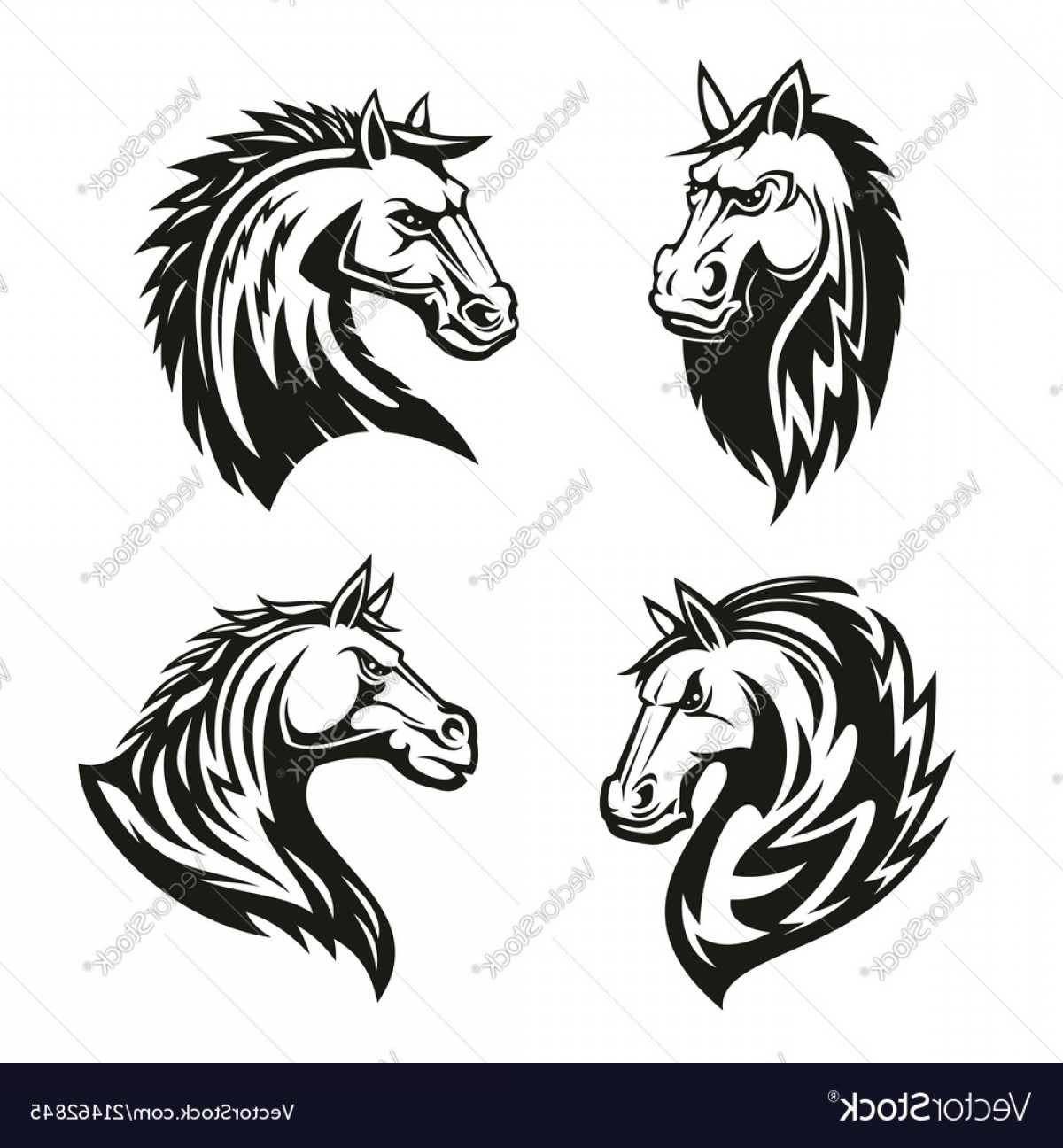 1200x1296 Horse Head Vector Art Hoodamath