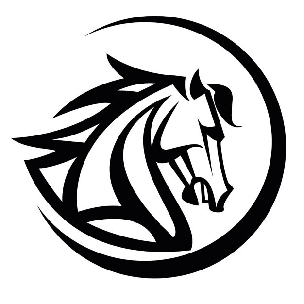 626x626 Horse Head Vector Graphics Free Download Horse Head