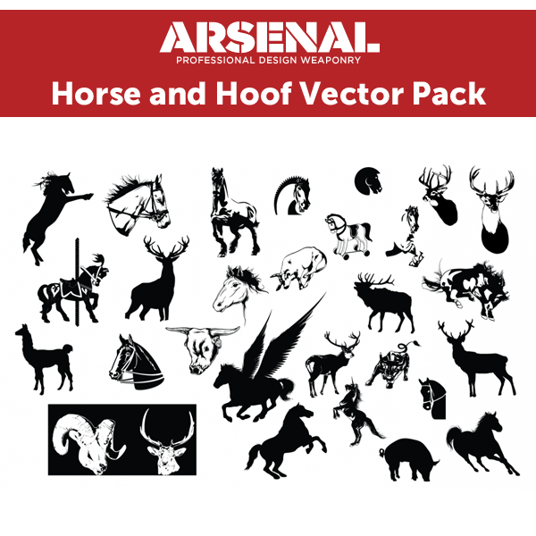 600x600 Adobe Illustrator Horse Hoof Vector Pack Vectors Adobe