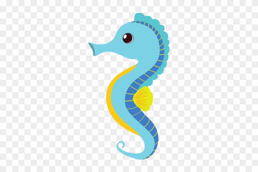 840x560 Blue Sea Horse Icon