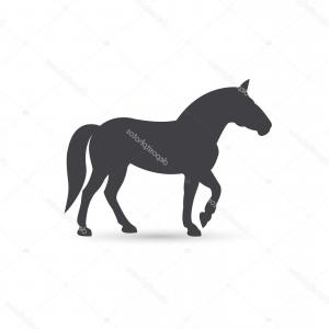 300x300 Stock Illustration Horse Icon Vector Solid Logo Catchsplace