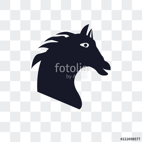 500x500 Horse Icon Isolated On Transparent Background Modern And Editable