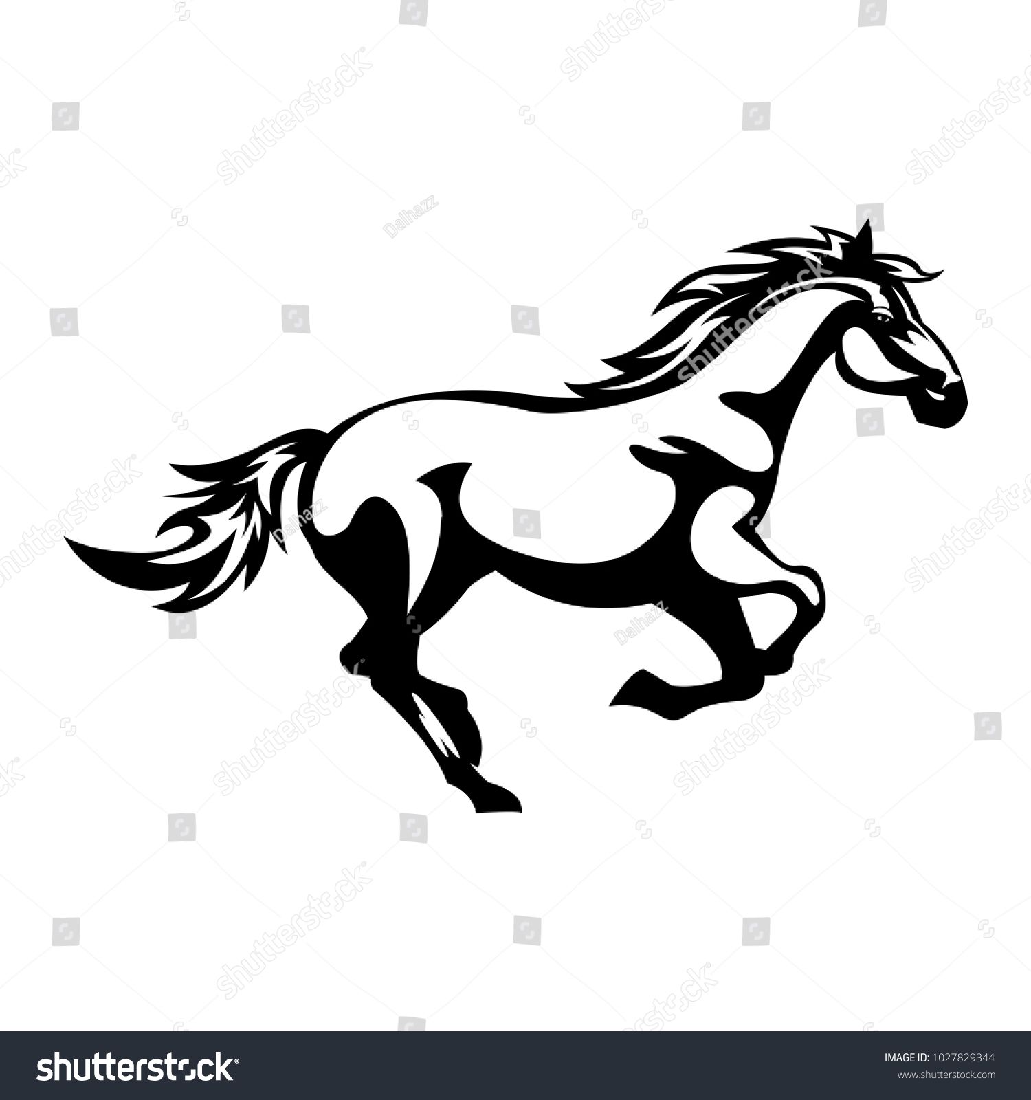 1500x1600 Horse Icon, Vector, Silhouette Drawings In Silhouette