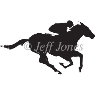 Jockey And Racing Horse Vector Stock Art Illustration 311x311 Jockey And Racing Horse Vector Stock Art Illustration