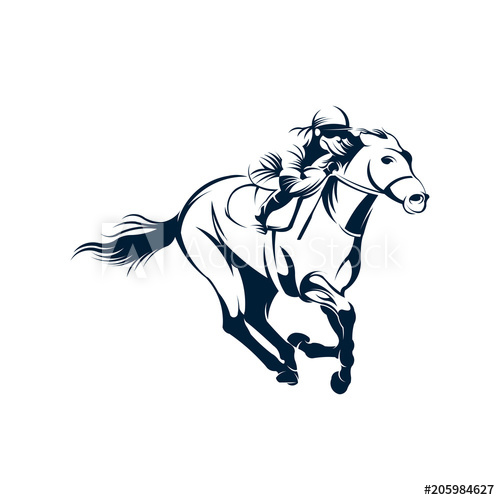 Jockey Logo Designs Vector, Running Horse Logo Template 500x500 Jockey Logo Designs Vector, Running Horse Logo Template