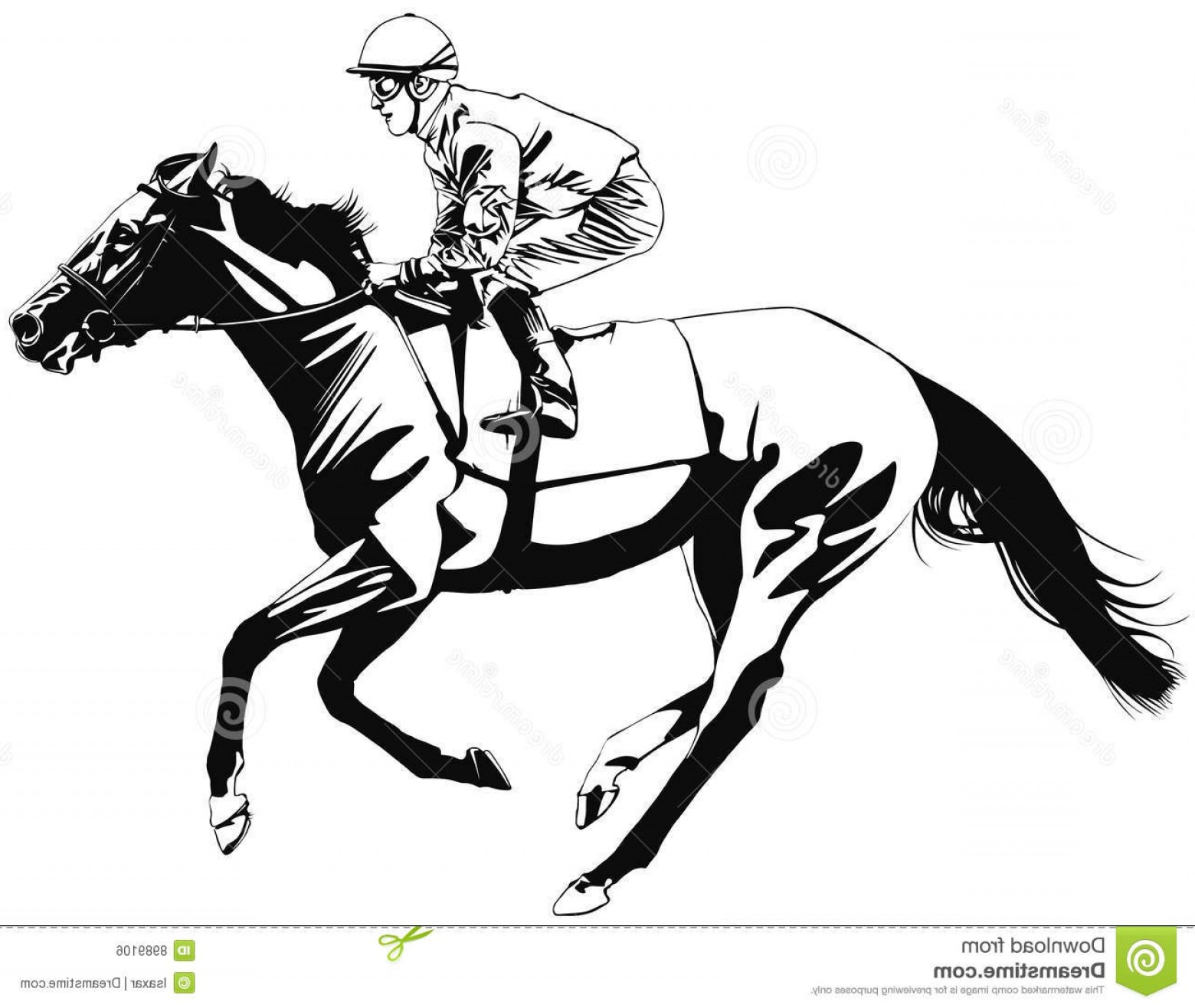 Horse Jockey Vector at Vectorified.com | Collection of Horse Jockey ...