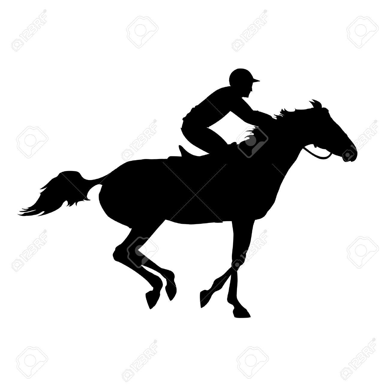 Horse Jockey Vector at Vectorified.com | Collection of Horse Jockey ...