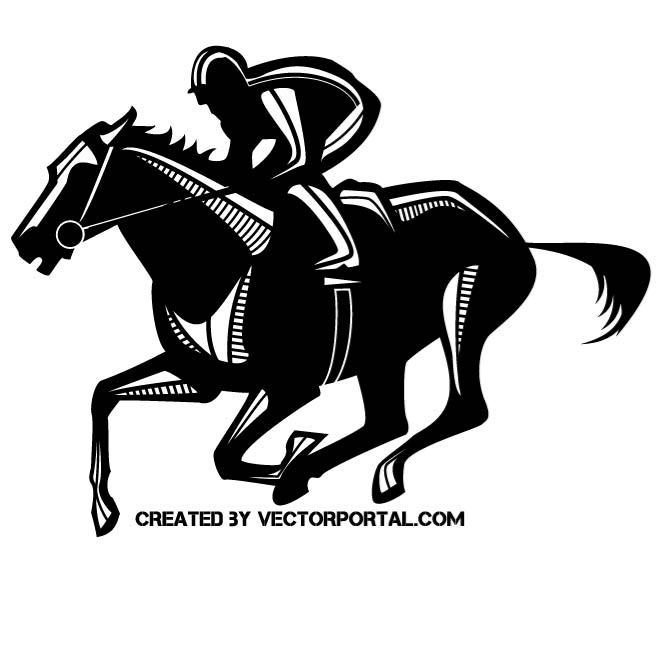 Horse Jockey Vector at Vectorified.com | Collection of Horse Jockey ...