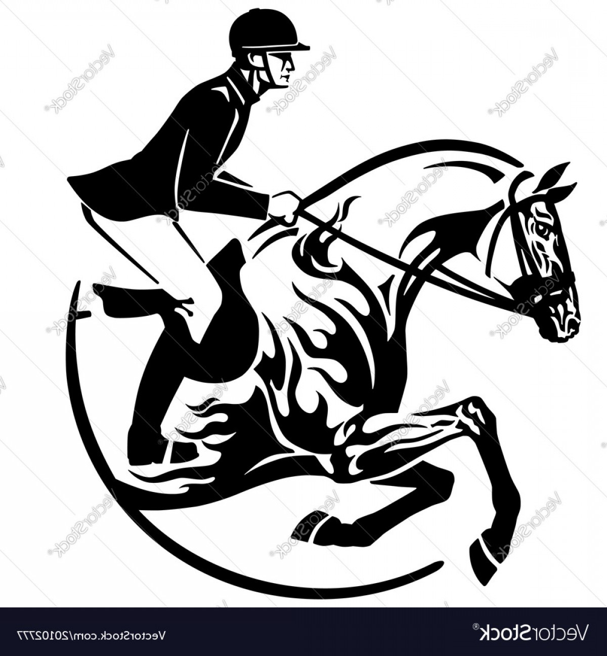 Horse Jumping Vector at Vectorified.com | Collection of Horse Jumping ...