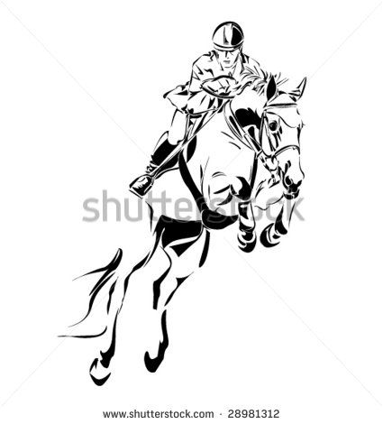 425x470 Horse Jumping Vector Hh Farm Logo Horses, Horse Silhouette