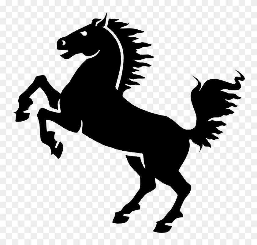 840x800 Horse Jumping Clipart