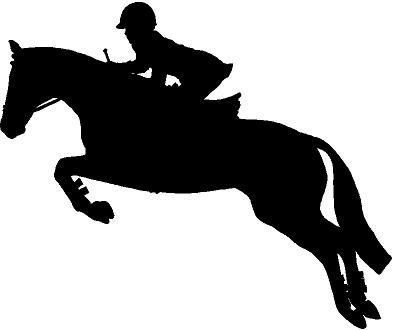 396x330 Horse Jumping Clipart
