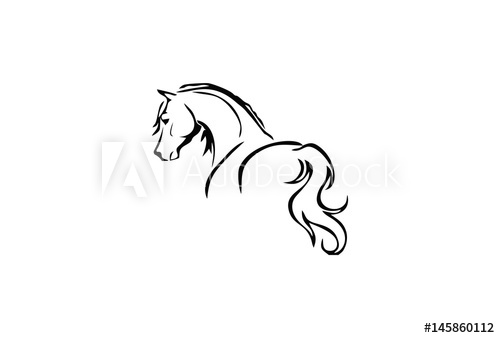 Horse Logo Vector 500x338 Horse Logo Vector