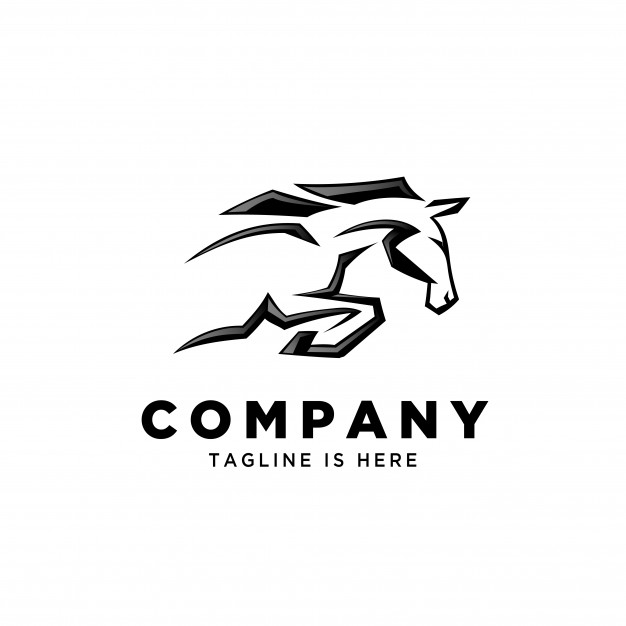 Fast Speed Jump Horse Logo Vector Premium Download 626x626 Fast Speed Jump Horse Logo Vector Premium Download