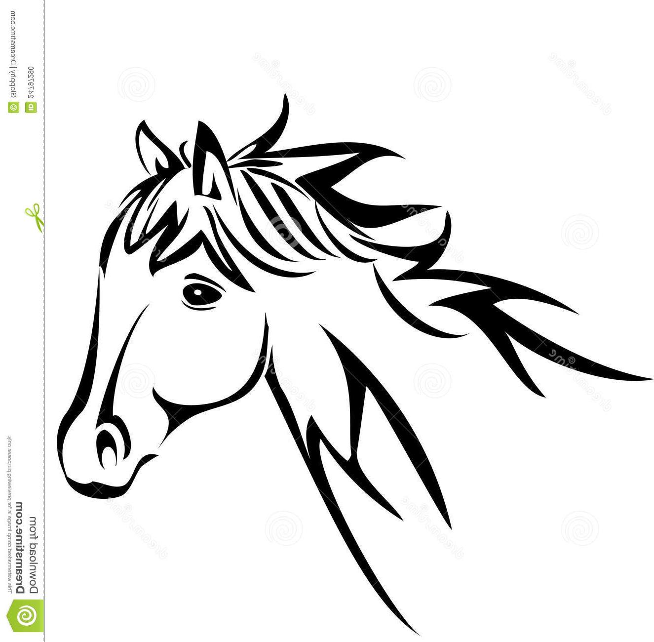 Best Free Realistic Horse Head Outline Vector Image Free Vector 1325x1300 Best Free Realistic Horse Head Outline Vector Image Free Vector