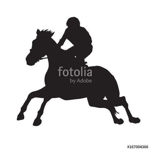 Horse Racing Vector Silhouette Stock Image And Royalty Free 500x500 Horse Racing Vector Silhouette Stock Image And Royalty Free