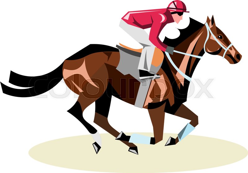 Jockey On Horse Horse Racing Horse Stock Vector Colourbox 800x559 Jockey On Horse Horse Racing Horse Stock Vector Colourbox