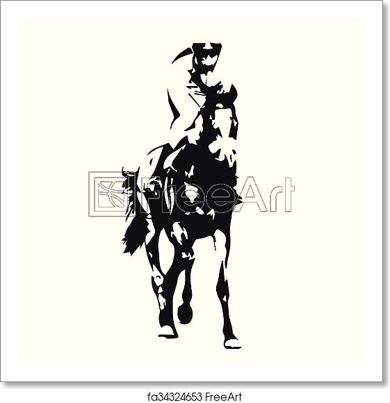 Free Art Print Of Horse Racing, Vector Illustration, Front View 561x581 Free Art Print Of Horse Racing, Vector Illustration, Front View