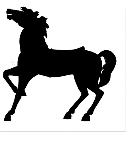 Buy Vector Horse Silhouette Illustration Royalty Free 442x500 Buy Vector Horse Silhouette Illustration Royalty Free