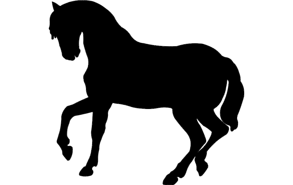 Dancing Horse Silhouette Vector Dxf Free Download 1002x633 Dancing Horse Silhouette Vector Dxf Free Download