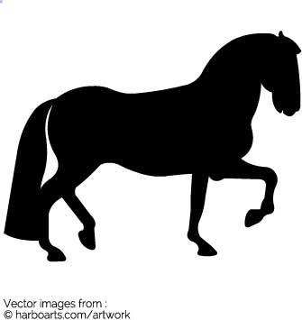 Download Walking Horse Silhouette 335x355 Download Walking Horse Silhouette