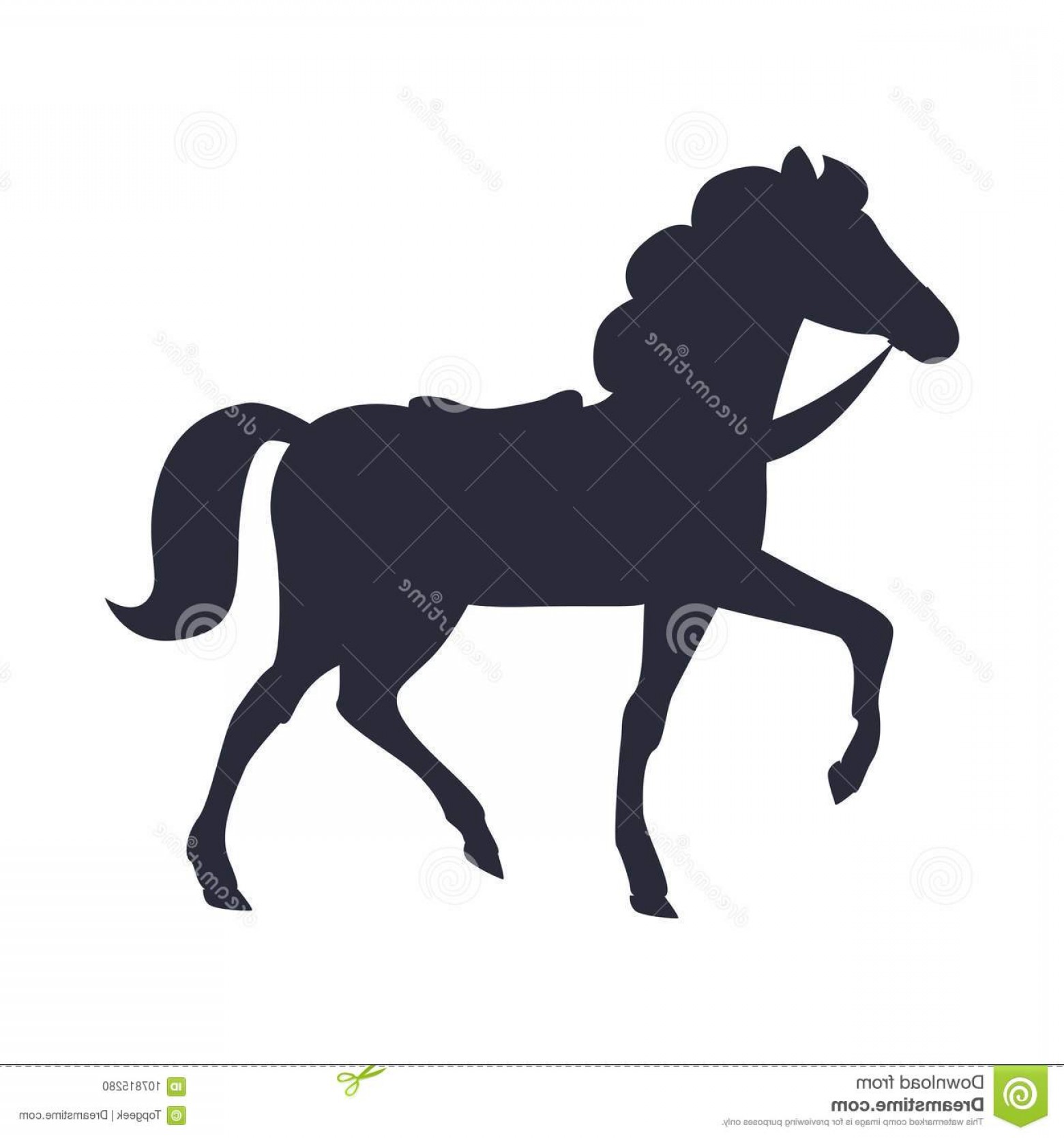 Cartoon Horse Vector Illustration Isolated White Black Silhouette 1560x1668 Cartoon Horse Vector Illustration Isolated White Black Silhouette