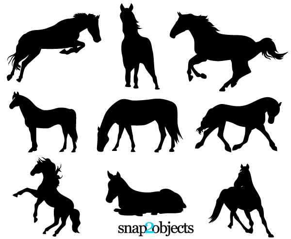 600x494 Free Horse Vector Silhouettes Free Vectors Horse Silhouette