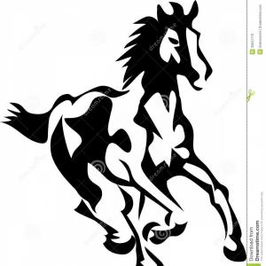 300x300 Horse Clip Art Black And White Catchsplace