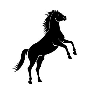 300x300 Black Wild Horse Vector Free Vectors Ui Download