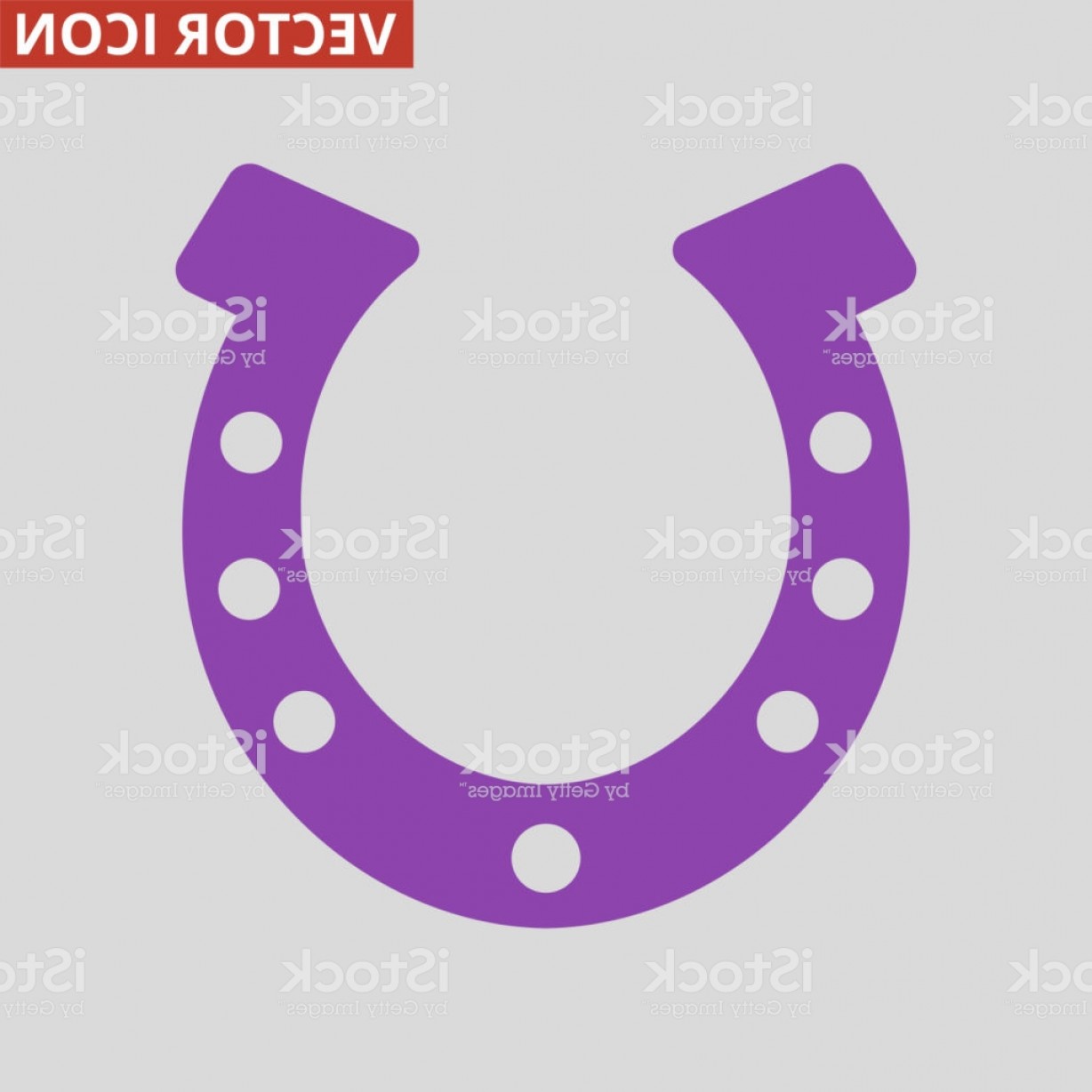 1228x1228 Horseshoe Icon On Grey Background Gm Hoodamathrun