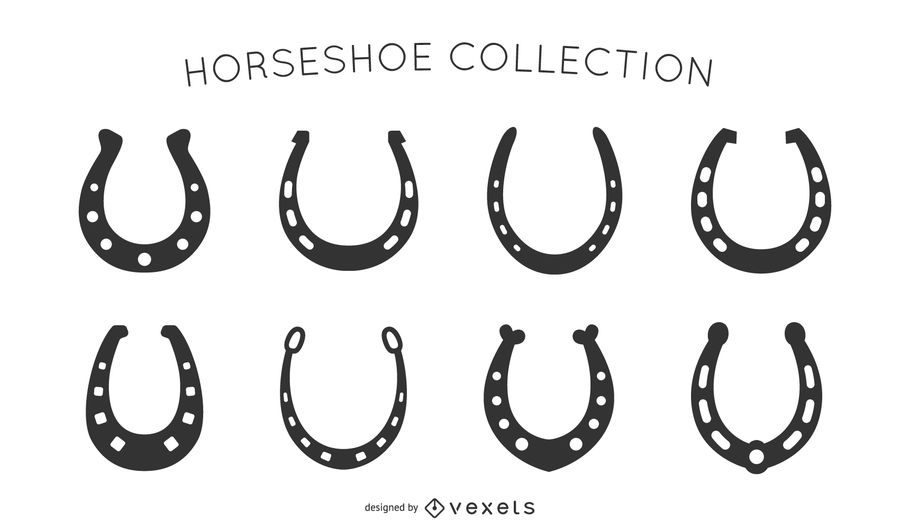 900x529 Horseshoe Silhouettes Collection