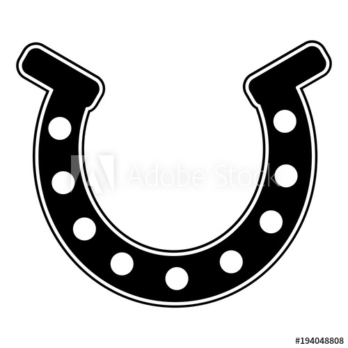 500x500 Silhouette Metal Horseshoe Element Accessory Design
