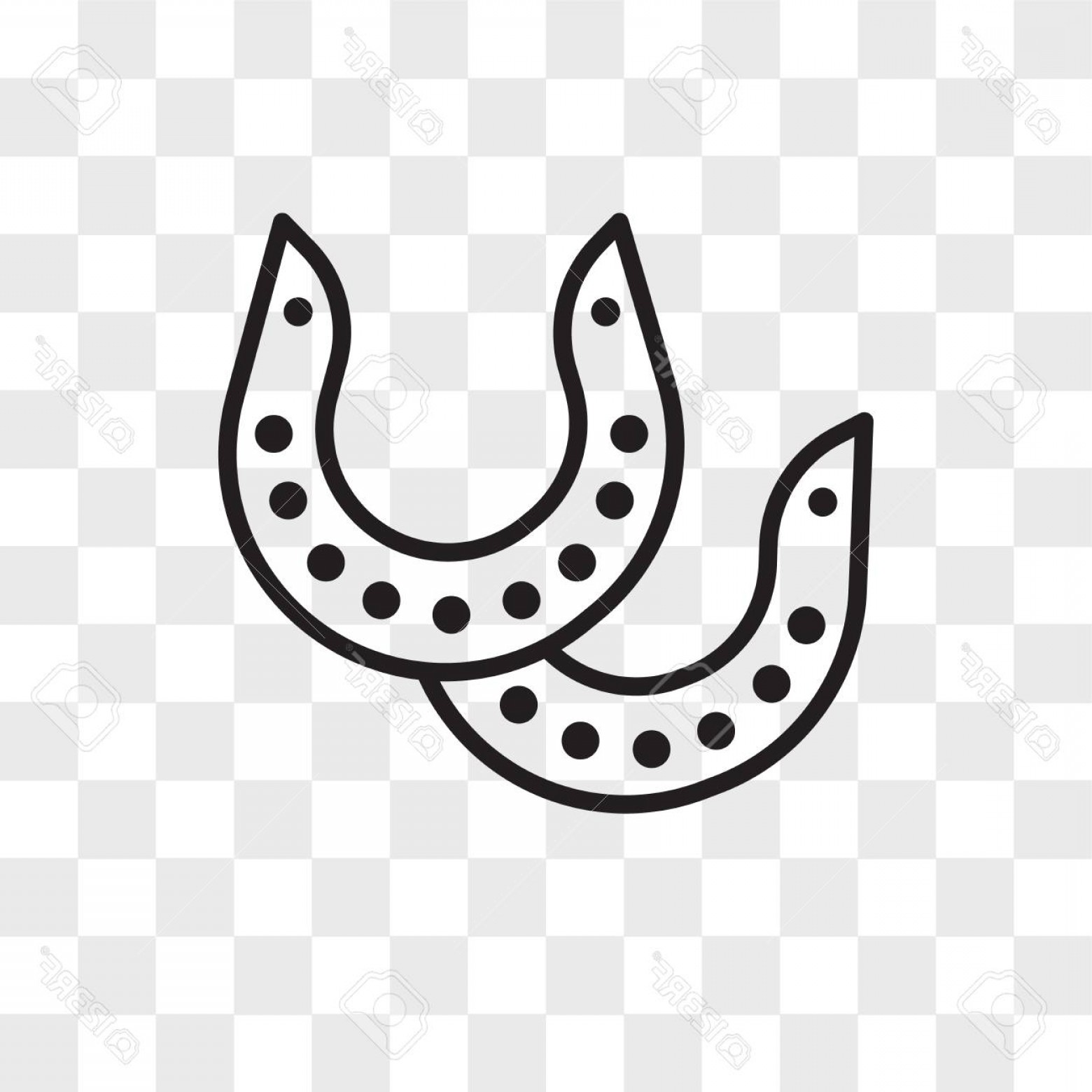 1560x1560 Photostock Vector Horseshoe Vector Icon Isolated On Transparent