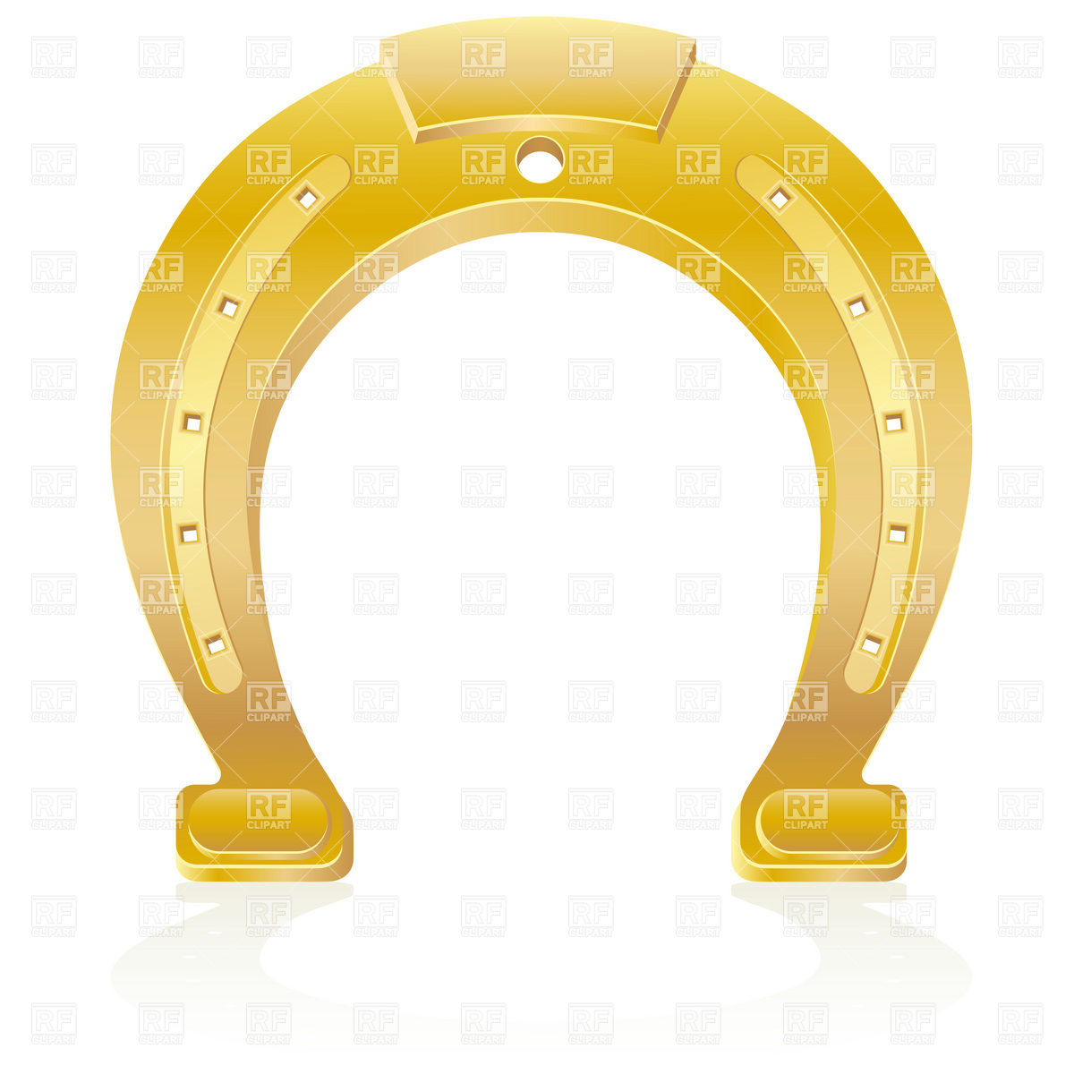 1200x1200 Gold Horseshoe Vector Image Of Objects Konturvid