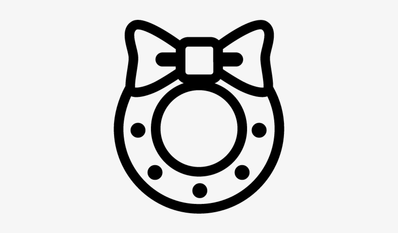 820x481 Christmas Horseshoe Vector