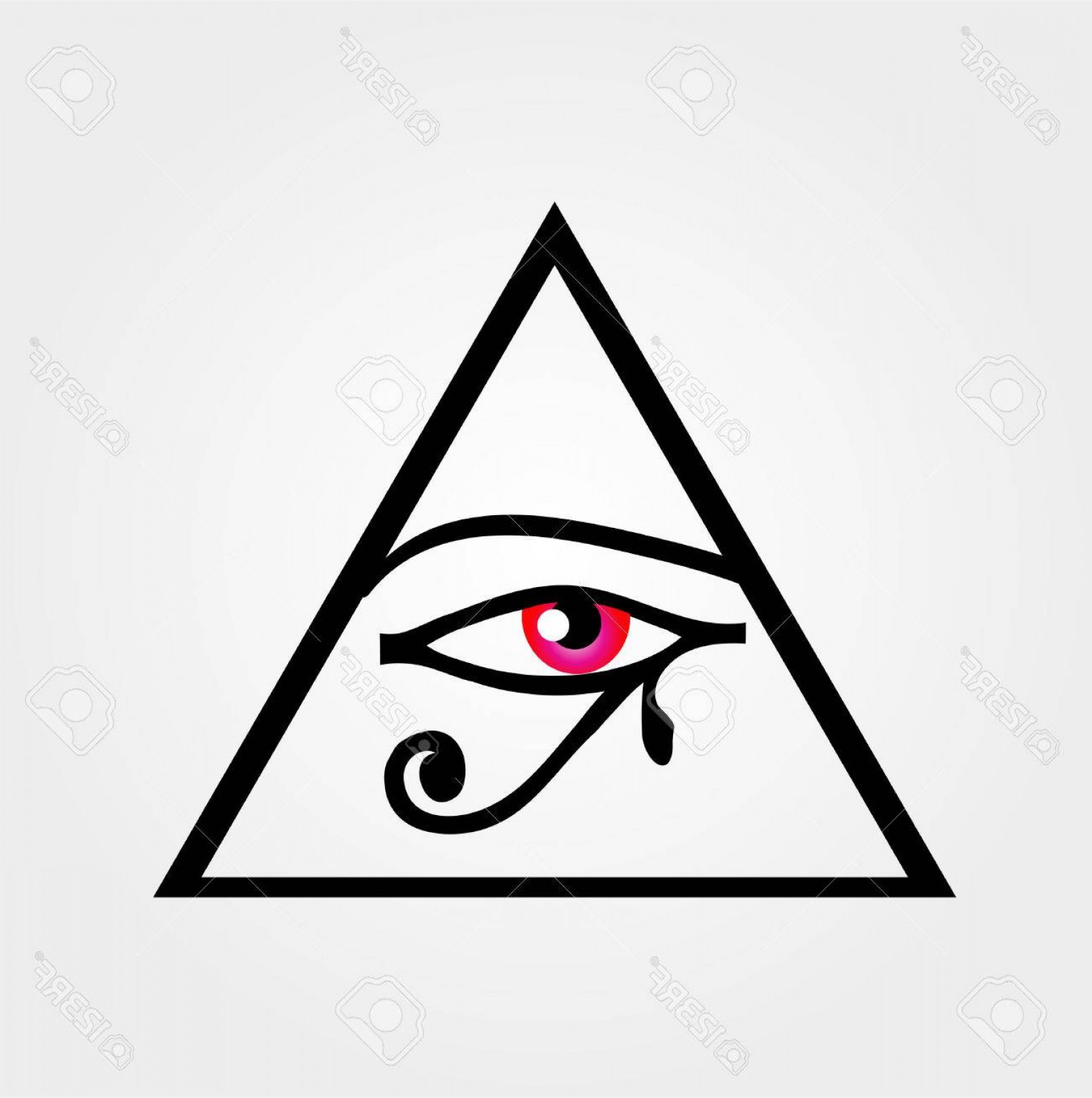 1551x1560 Photostock Vector The Eye Of Horus Or Symbol Of Illuminati Soidergi